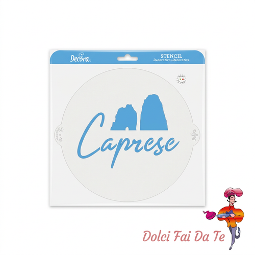 Decora Stencil Decorativo Caprese - Dolci Fai Da Te