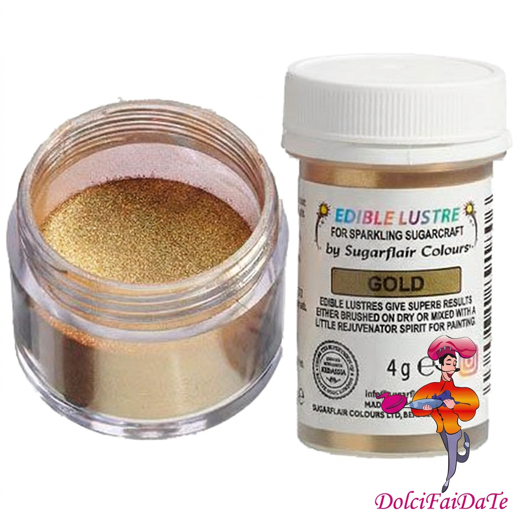 Colorante Perlescente Oro Gold Sugarflair DolciFaiDaTe